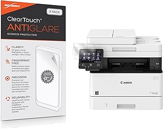 BoxWave Screen Protector Compatible with Canon imageCLASS MF455dw - ClearTouch Anti-Glare (2-Pack), Anti-Fingerprint Matte Film Skin for Canon imageCLASS MF455dw