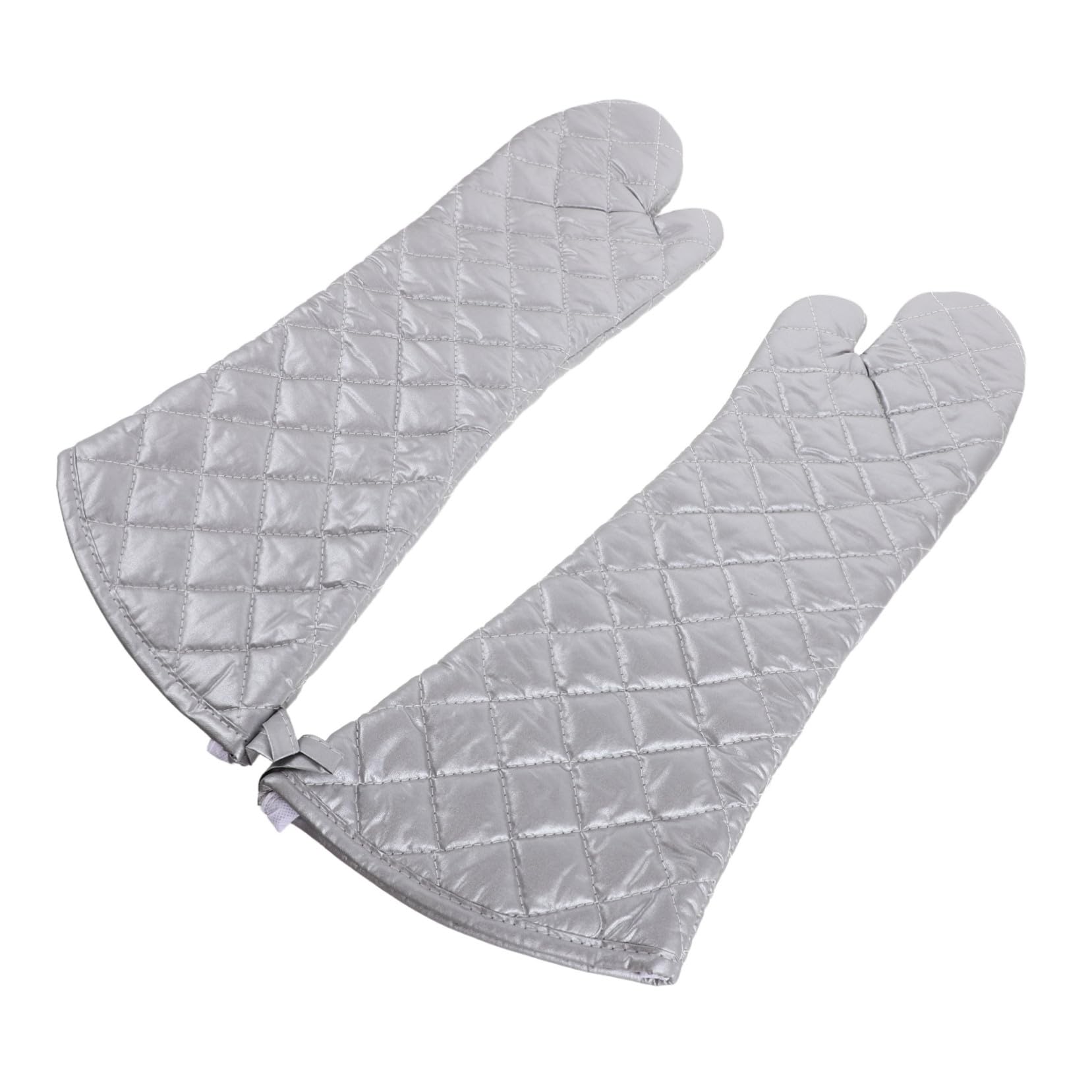 Alipis Guanti da Forno Resistenti al Calore con Rivestimento Argento Antiscivolo e Termici Guanti da Cucina e Microonde per Protezione Mani in Cottura e Forno