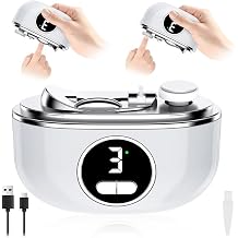 3 in 1 Electric Nail Clipper, 3-Speed 2-Blade Adjustable Easy Nail Trimmer