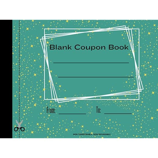 Blank Coupon Book: DIY Gifts with Personalized Coupons - Craft Custom Vouchers for Any Occasion