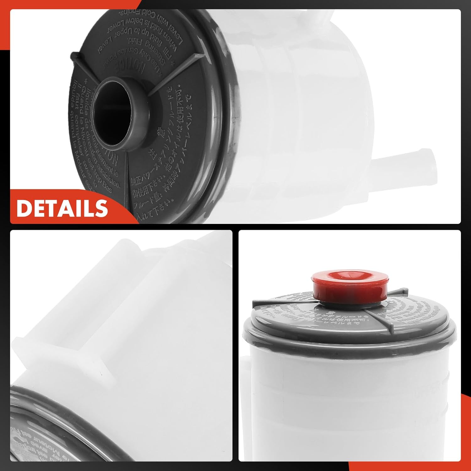 A-Premium Power Steering Reservoir/Tank with Cap Compatible with Suzuki SX4 2007-2009, Aerio 2003-2007, 2.0L 2.3L