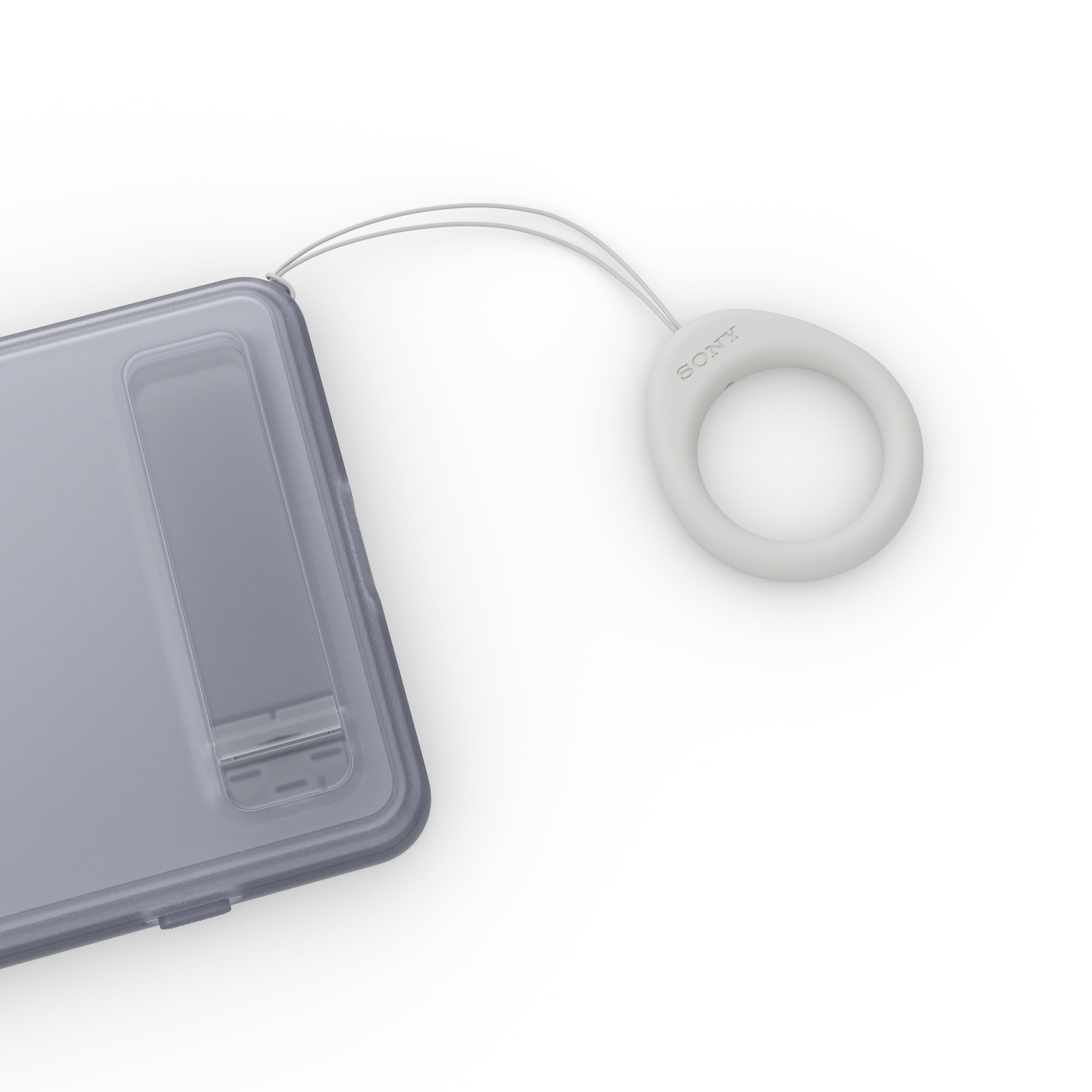 Funda para el teléfono Xperia 1 VIII: Funda Elegante con Soporte, protección, Recortes precisos, diseño de Perfil Fino y Mejor Agarre - Plata Iolite