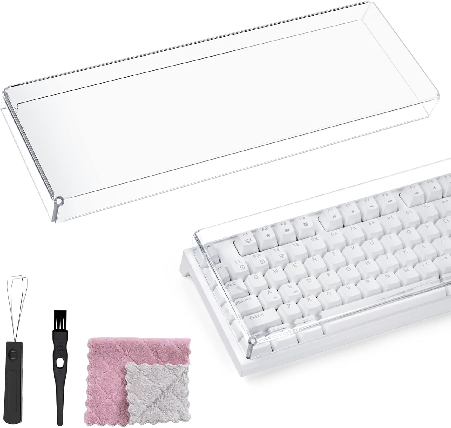 Gaming Keyboard Dust Cover Mechanical Keyboard Cover Premium Clear