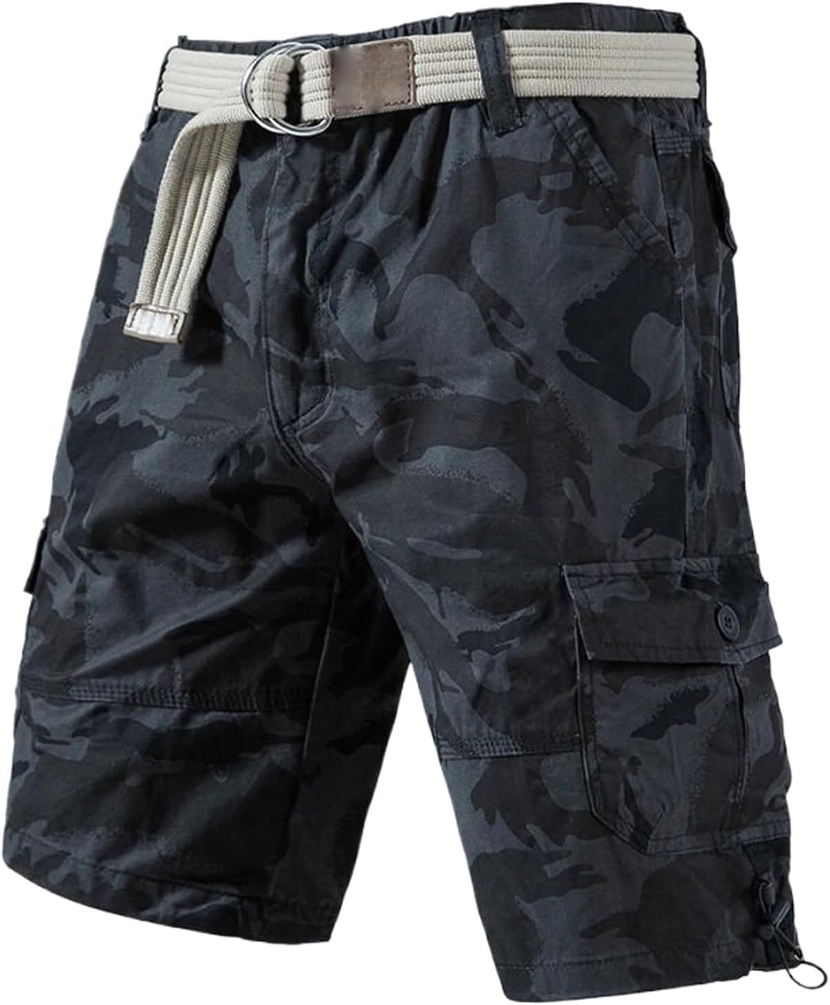 Men's Relaxed Fit Casual Cargo Shorts Half Pants Streetwear Jogger Hiking Pants