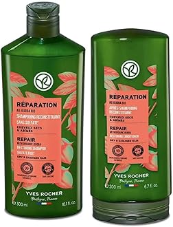 Reparation Duet for Nourishing and Restoring Hair with Jojoba Oil Shampoo and Balm-Conditioner Set