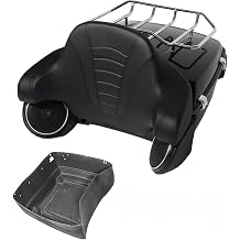 TCMT King Trunk Backrest Luggage Rack Speakers Fit For Harley 2014-2025 Touring CVO Road King Road Glide Street Glide Electra Glide
