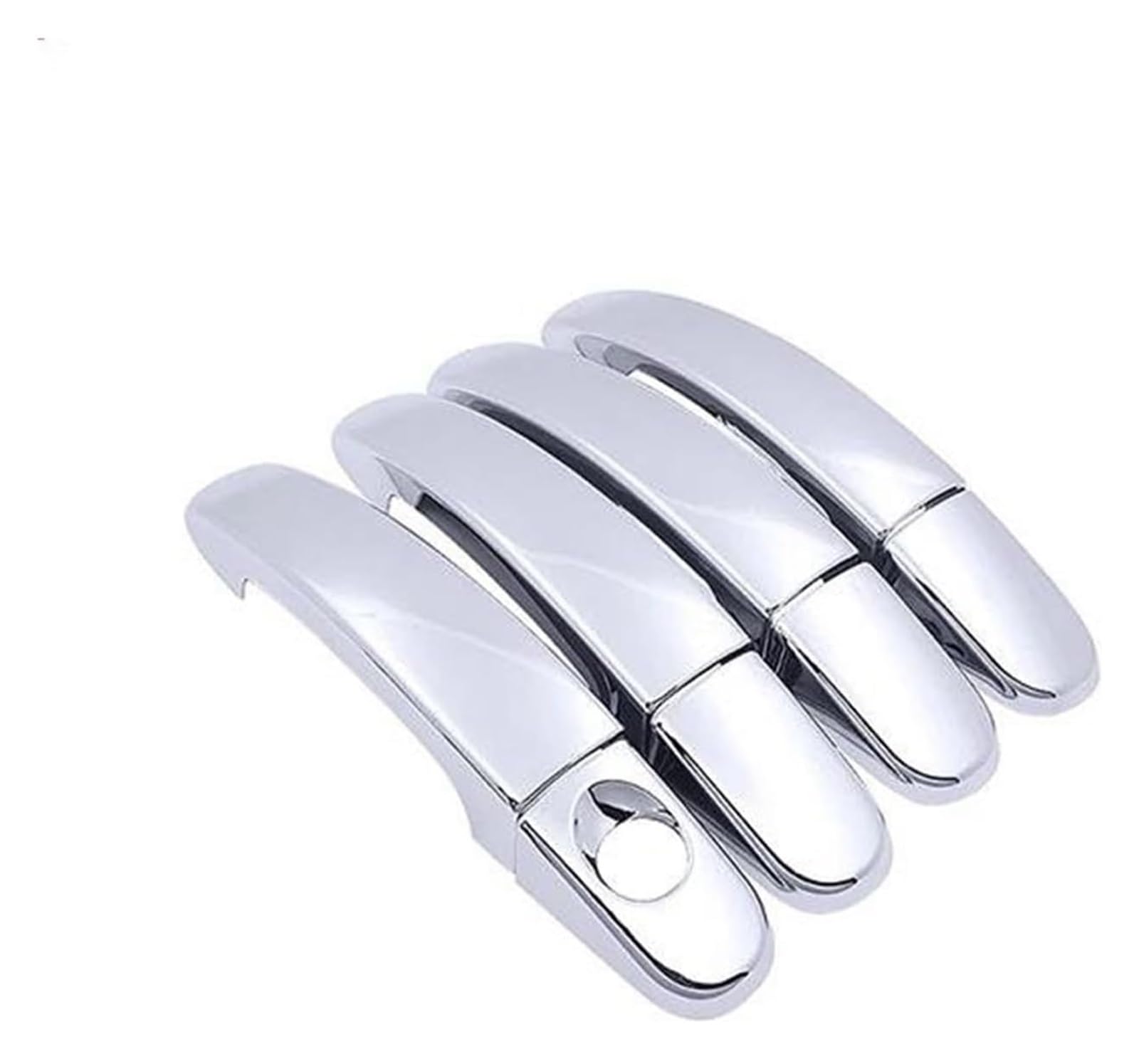 Qwqthgs Handle 4 Door Car Exterior Door Handle Cap For Focus 2 Mk2 .5 2004~2010 Styling Stickers Decoration Door Handle Cover Paint Refit(Handle 4 Door)