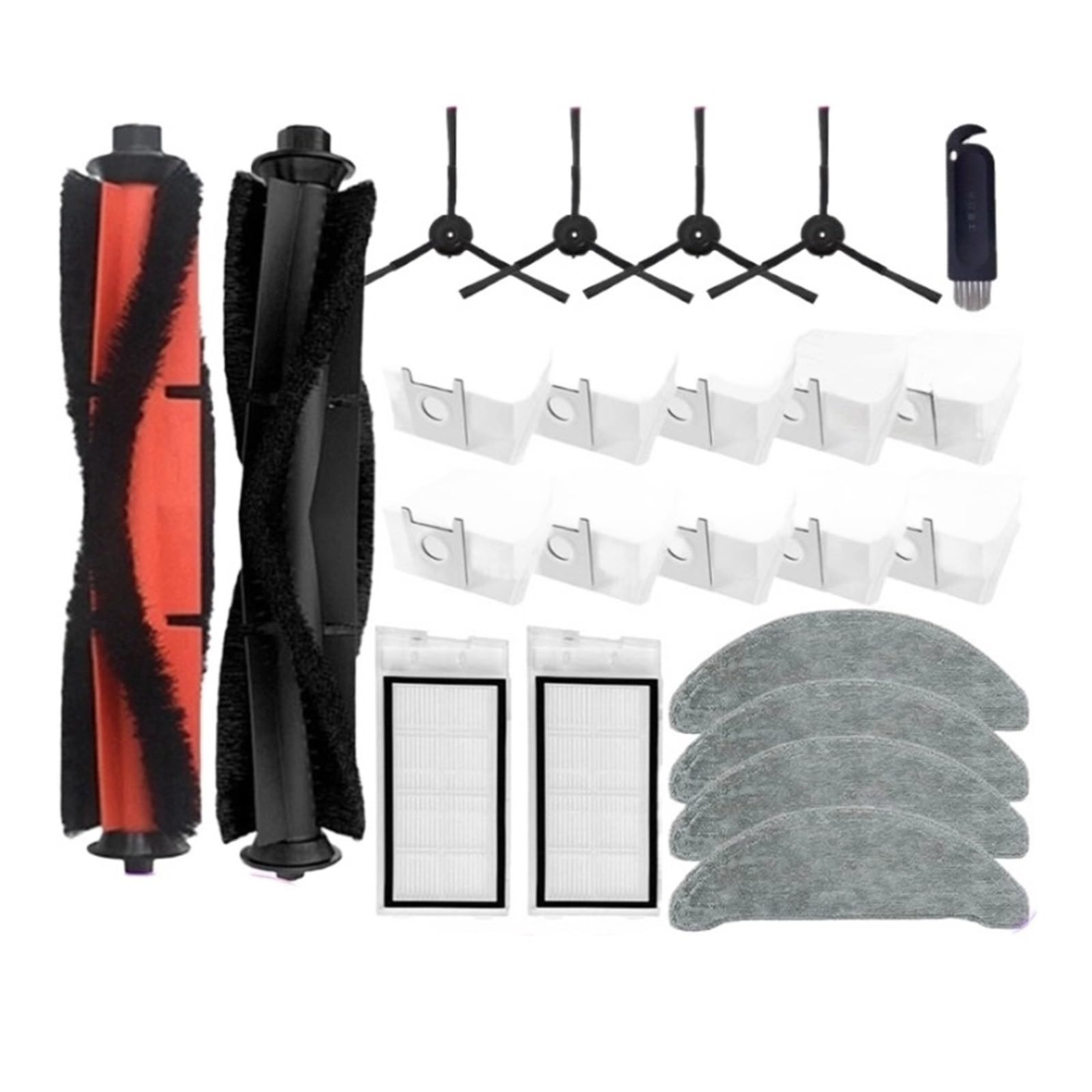 13 PièCes Pour Xiaomi Roidmi EVE Plus Robot Aspirateur Vadrouille Tissu