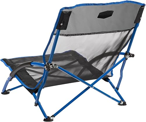 Miniatura 5 de MOUNTAIN SUMMIT GEAR Silla de suelo para campamento, deportes y exteriores con bolsa de transporte, sillas de camping para adultos, silla plegable