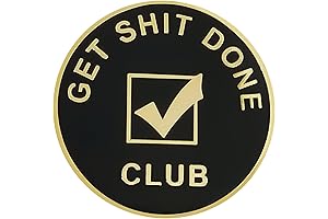 Enamel Hat Pins: Stay Motivated with 'Get Shit Done'