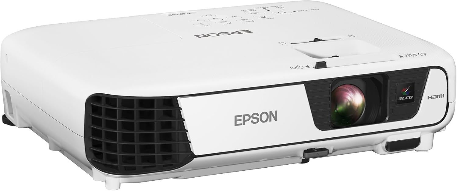 Epson EX3240 SVGA 3LCD Projector 3200 Lumens Color Brightness (Renewed)