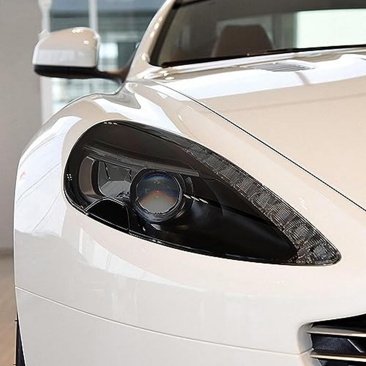 Film de protection phare voiture TPU noir Aston Martin DB9 2013