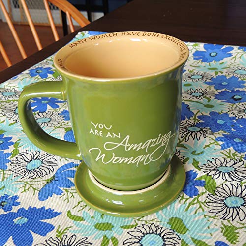 Abbey Gift Amazing Woman Ceramic Mug & Coaster Set #TOP7