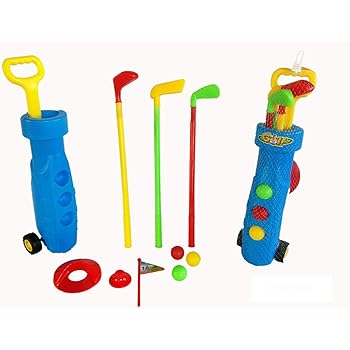 plastic toy golf set