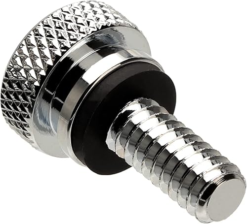Tornillo de asiento de motocicleta, tornillo de montaje moleteado para guardabarros trasero, 14 "-20 roscas de repuesto para Harley Touring