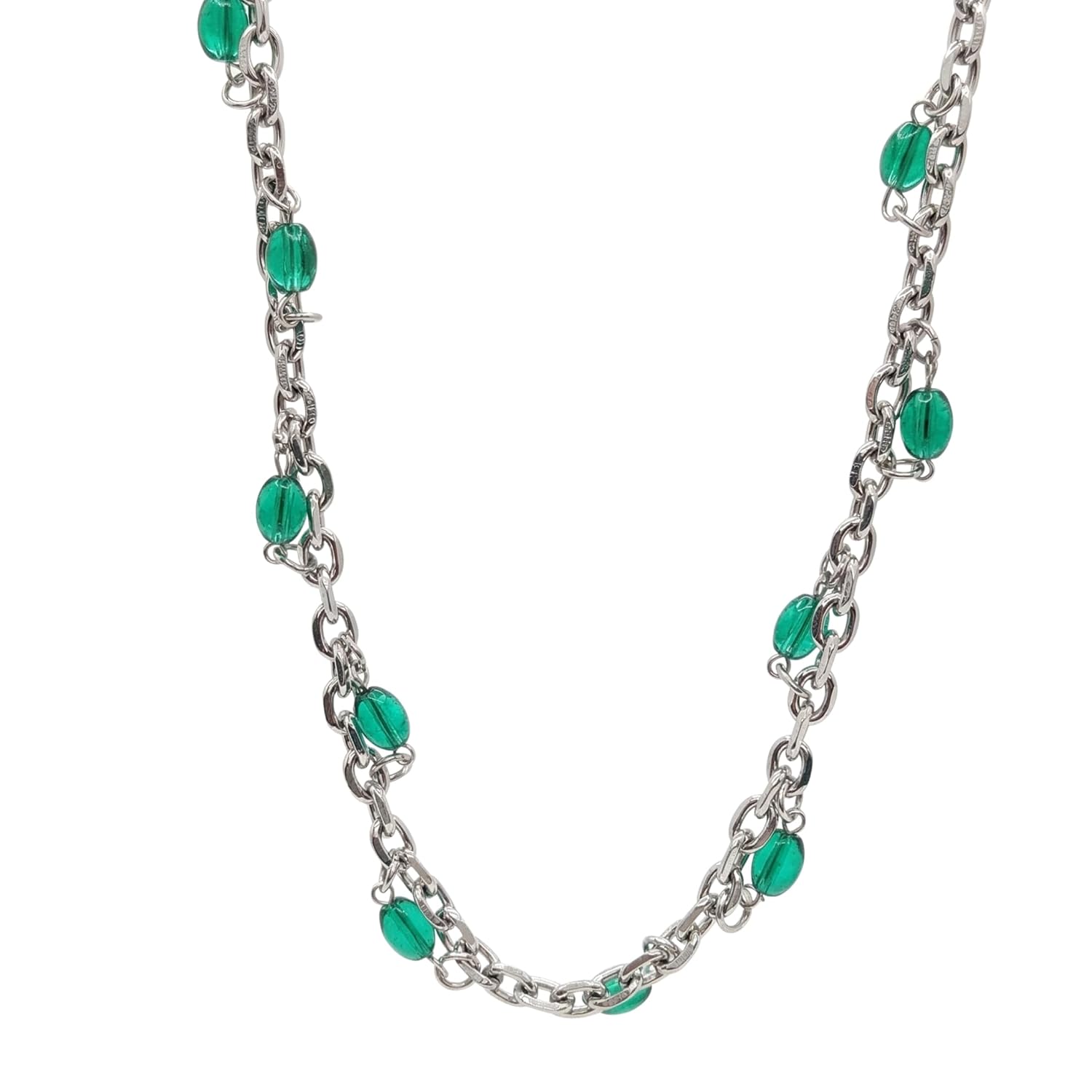 THE MEN THING EMERALD BEAD - Titanium Steel Pendant with 20 to 22inch Adjustable Chain for Men & Boys - Review, Price and Buying Guide
