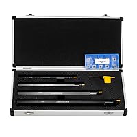 Vista 2 de OSCARBIDE Barras de mandrinar 1/2"x7",5/8"x8",3/4"x10" 4 piezas, 1"x12", juego de barras de mandrinar indexables, barras de mandrinar sclcr a mano