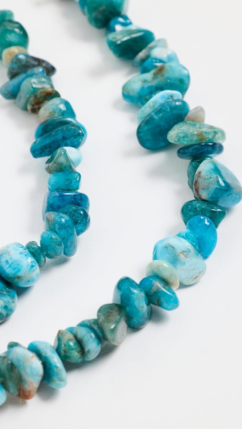 Maison Irem Women's Tropical Necklace, Turquoise, Blue, One Size - Image 3