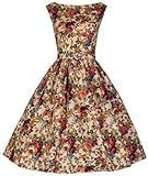 Lindy Bop 'Audrey' Vintage Style 1950's Spring Garden Floral Party Dress