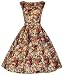Lindy Bop 'Audrey' Hepburn Style Vintage 1950's Spring Garden Floral Party Dress