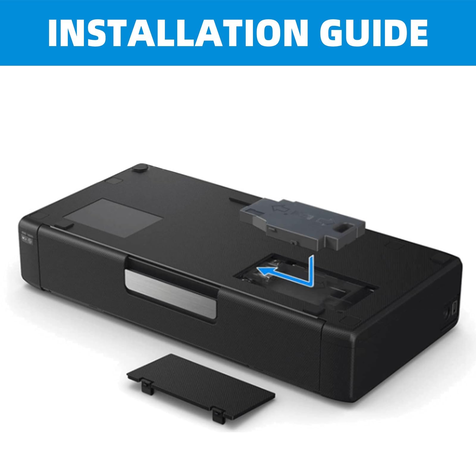 T2950 - Boîte de Maintenance Compatible avec Epson C13T295000 - Noir - pour Workforce WF-110 WF‑110W PX-S05B S05W WF-100