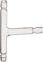 GSC International 2003-3 Connecting Tube with T-Shaped Glass Hose Connector, 1/2