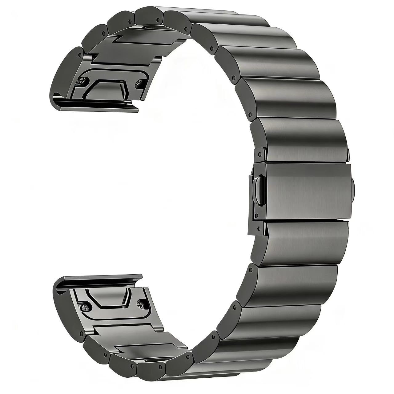 26mm Titan Armband Kompatibel mit Fenix 8 51mm/Enduro 3 51mm/7X Pro/Epix Pro 51mm,22mm Metall Armband mit Schnellverschluss Kompatibel mit Fenix 8 47mm/E 47mm/7/6 Pro/5 Plus/Forerunner 965 955