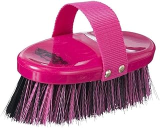 Tough1 Comfort Grip Angled Med Soft Brush Pink