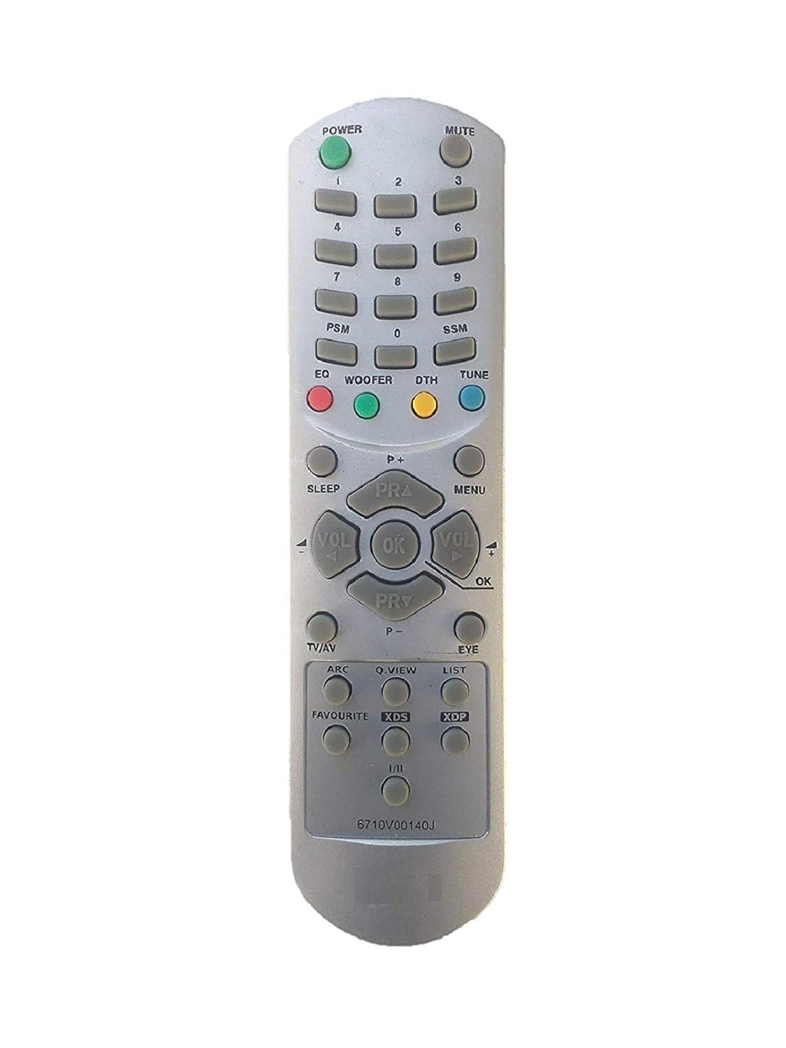 Buy BhalTech 6710V00140J CRT TV Universal Remote Control Compatible