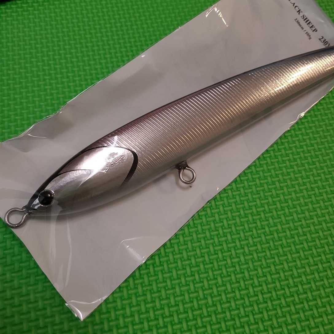 ブラックシープダイビングペンシル230XT　カタクチイワシ　我流工房　G163 ブラックシープダイビングペンシル230XT カタクチイワシ 我流