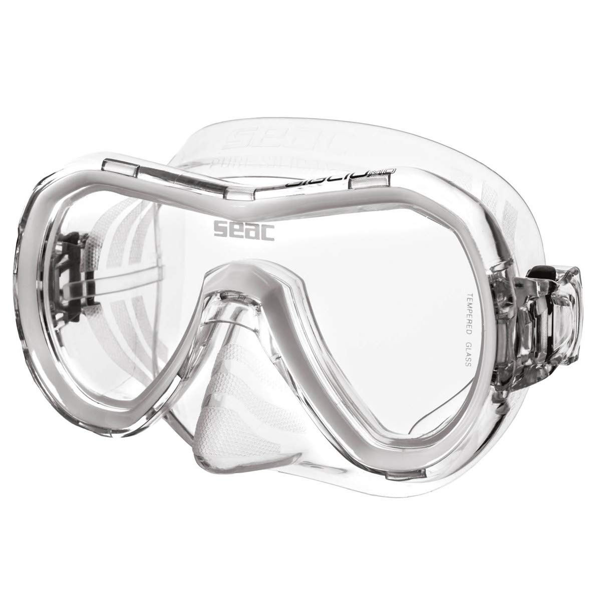 Seac Giglio Máscara de Silicona Suave para esnórquel y natación, Lentes Individuales