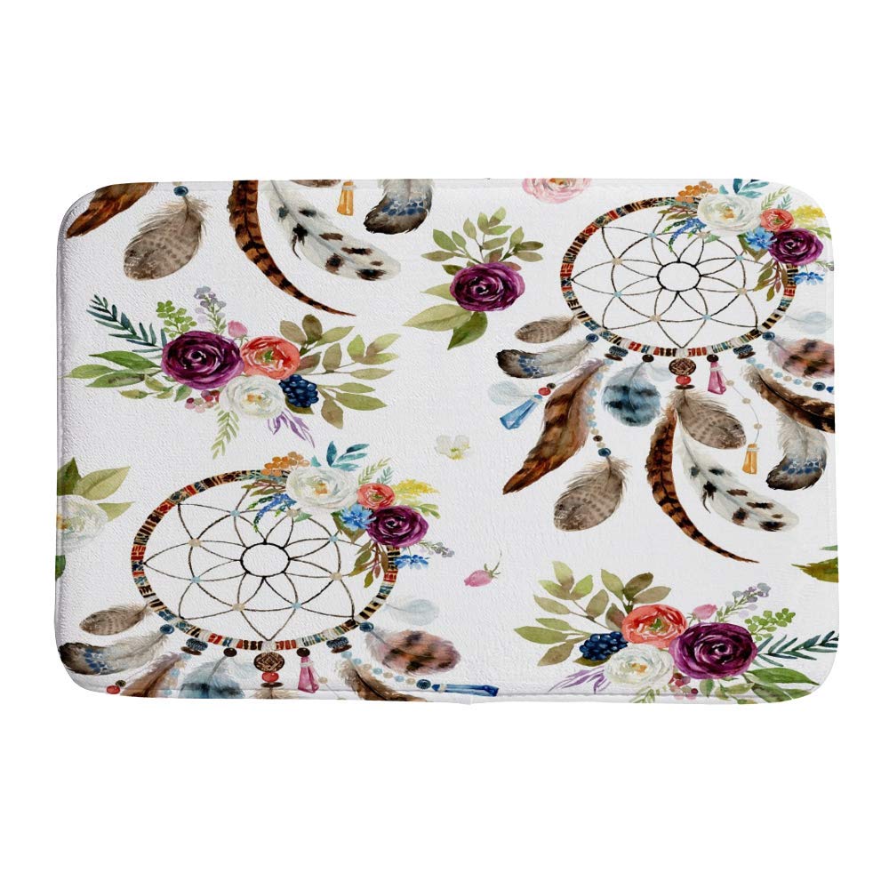 Tapis de salle de bain lavable en machine pour éviter les sols mouillés