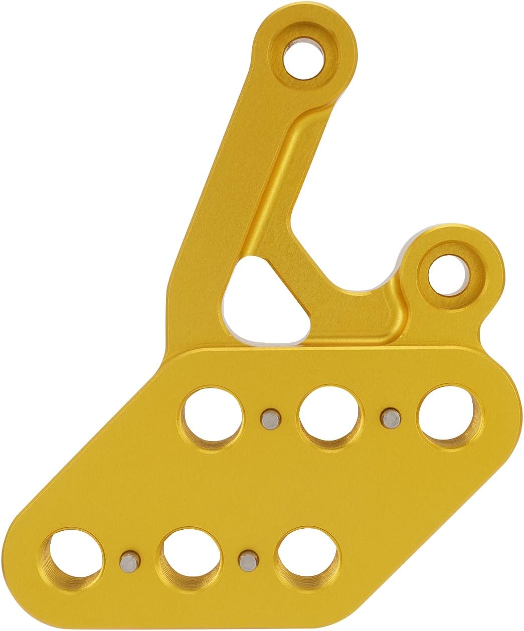 Foot Peg Brackets CNC for Eride Pro SS 2.0 3.0 E Ride Pro S SR,Electric Dirt Bike Footpegs Pedal Mount for Sur Ron 7075 Aluminum | Anodized Surface | Adjustable Gold