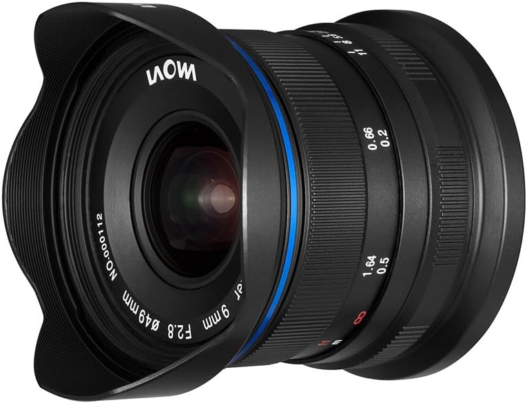 Laowa 9mm f/2.8 Zero-D SLR Ultra-Wide Lens (SLR, 15/10, Ultra Wide Lens, Sony E, Sony, Black)