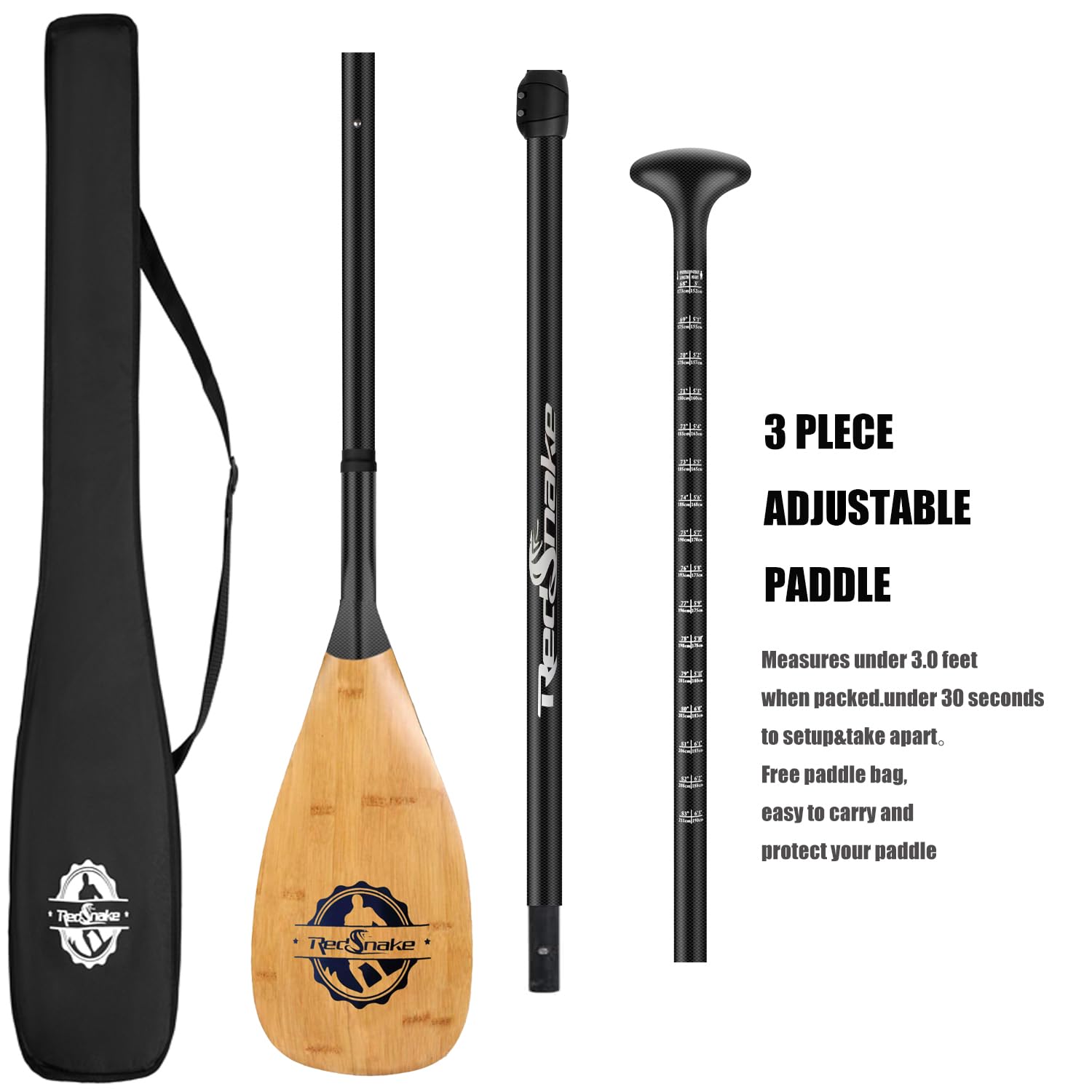 Amazon.com : RedSnake Full Carbon Fiber Stand Up Paddleboard Oar