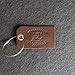 Ox & Pine Handmade Leather Luggage Tag With Travel Quote - 100% Full-Grain Leather | 3.5