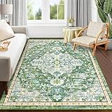 Pauwer Boho Washable Area Rug 5x7 Soft...