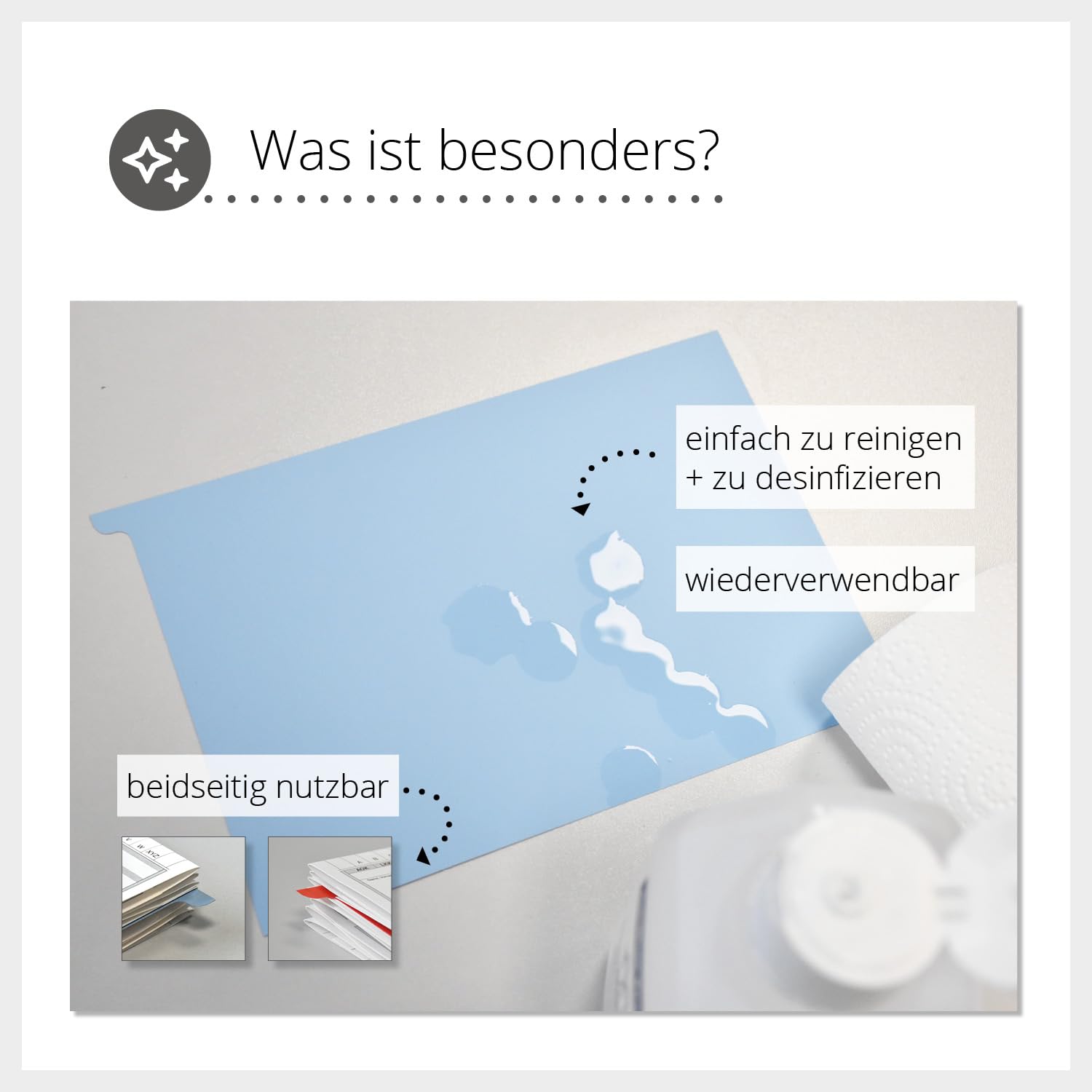 Signalkarten DIN A5 für Karteitaschen | Grün | 100 Stück | Meyer-Wagenfeld