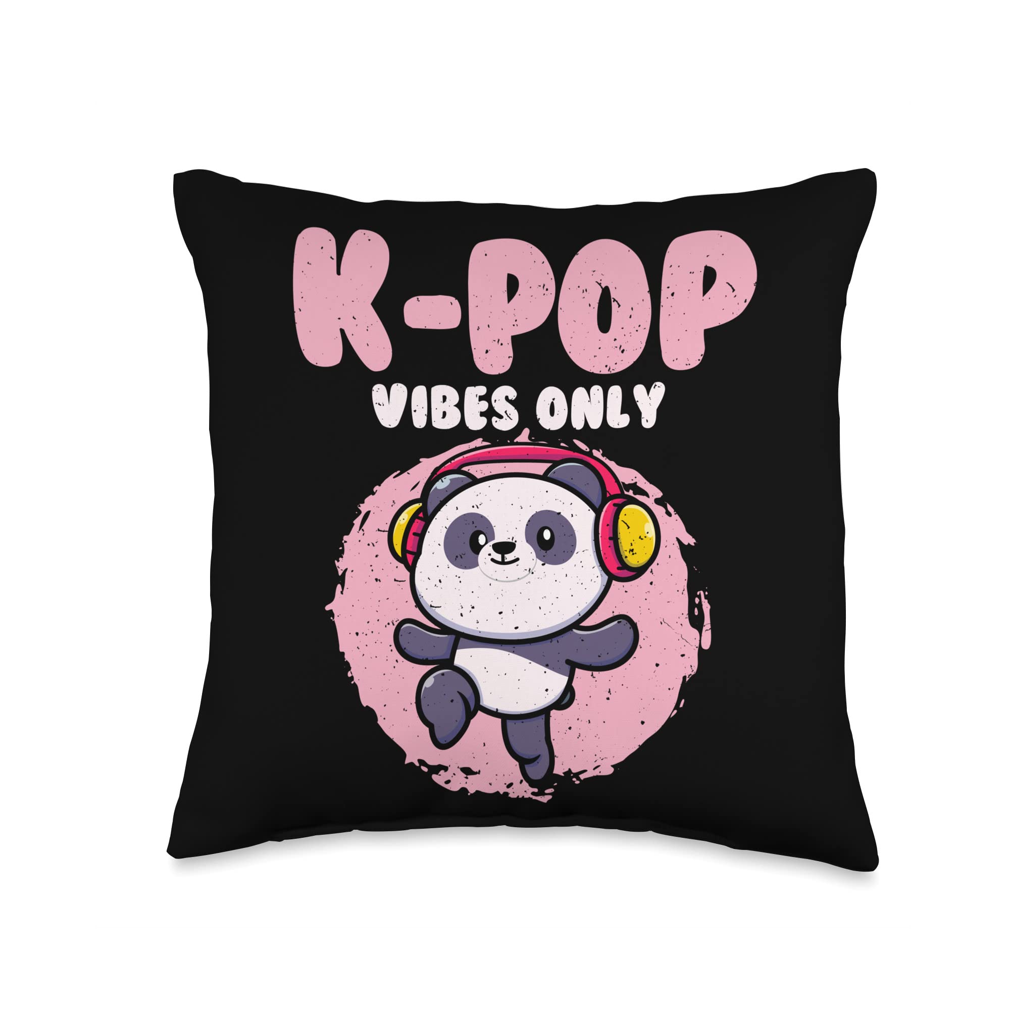 K-Pop vibes only Design for a K-Pop Fan Throw Pillow