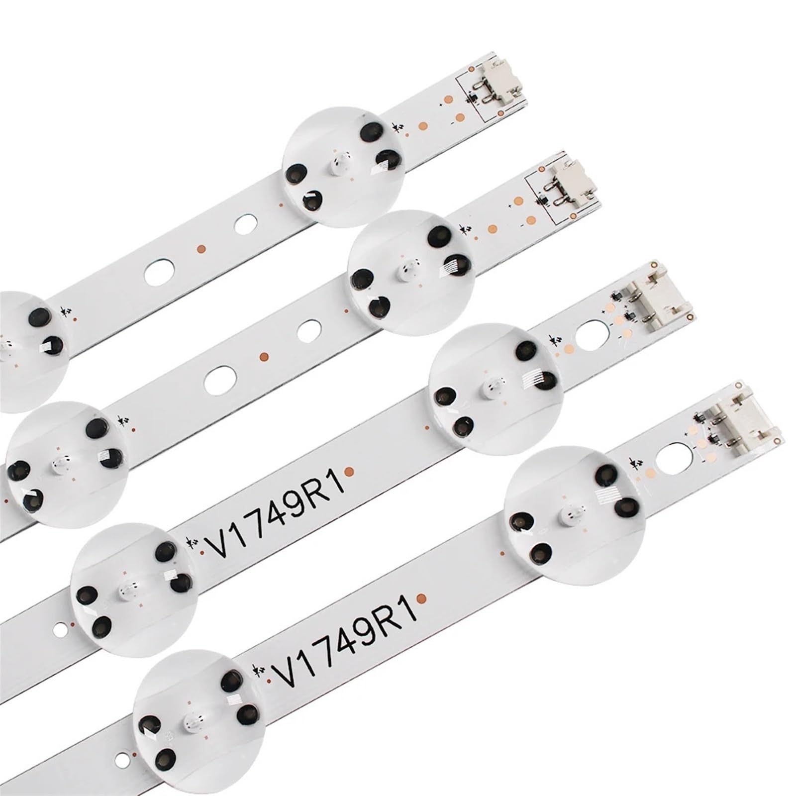 4 Pezzi/kit Strisce LED Adatte For LG 49 TV 49UJ651V 49UV340C UB 49UJ6500 LC490DGG 6916L 2862A 2863A V17 49 L1 + R1