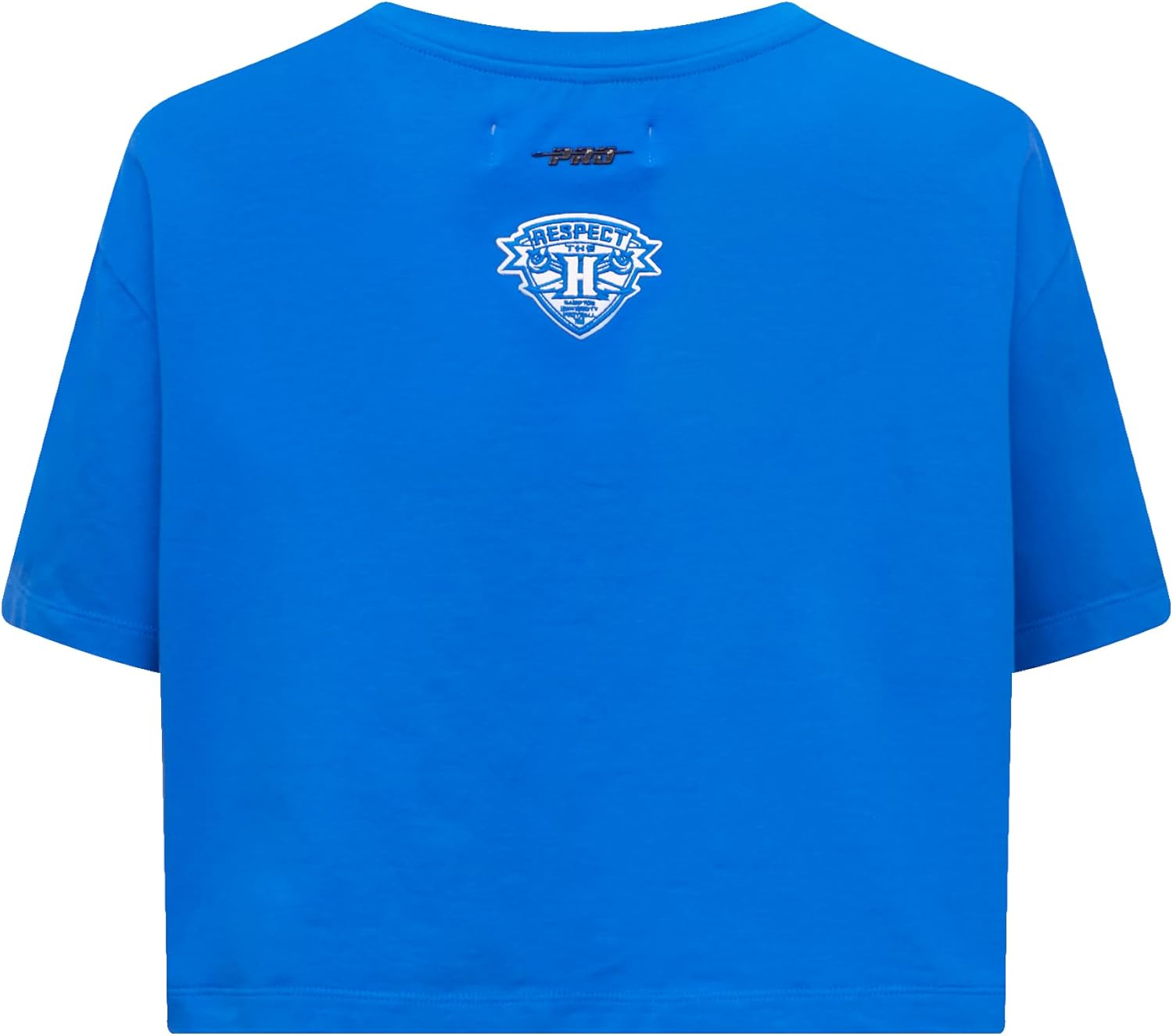 Pro Standard Womens Hampton University Classic Essentials Short Sleeve Boxy Tee Royal Blue S - Image 4
