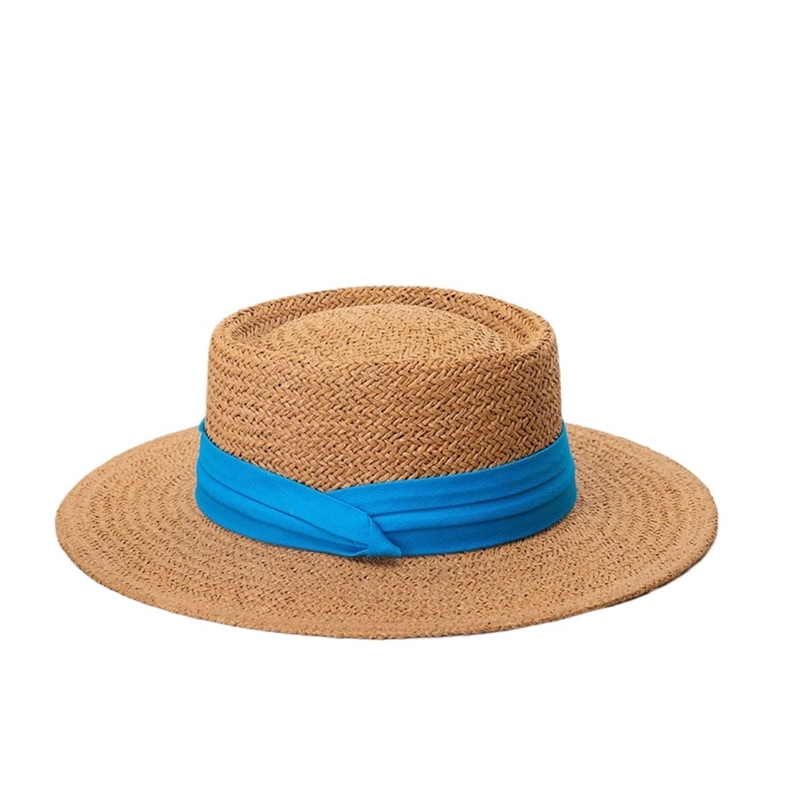Damen Strohhut Sonnenhut breite Krempe Schutz Strand Sommer Mode Visier