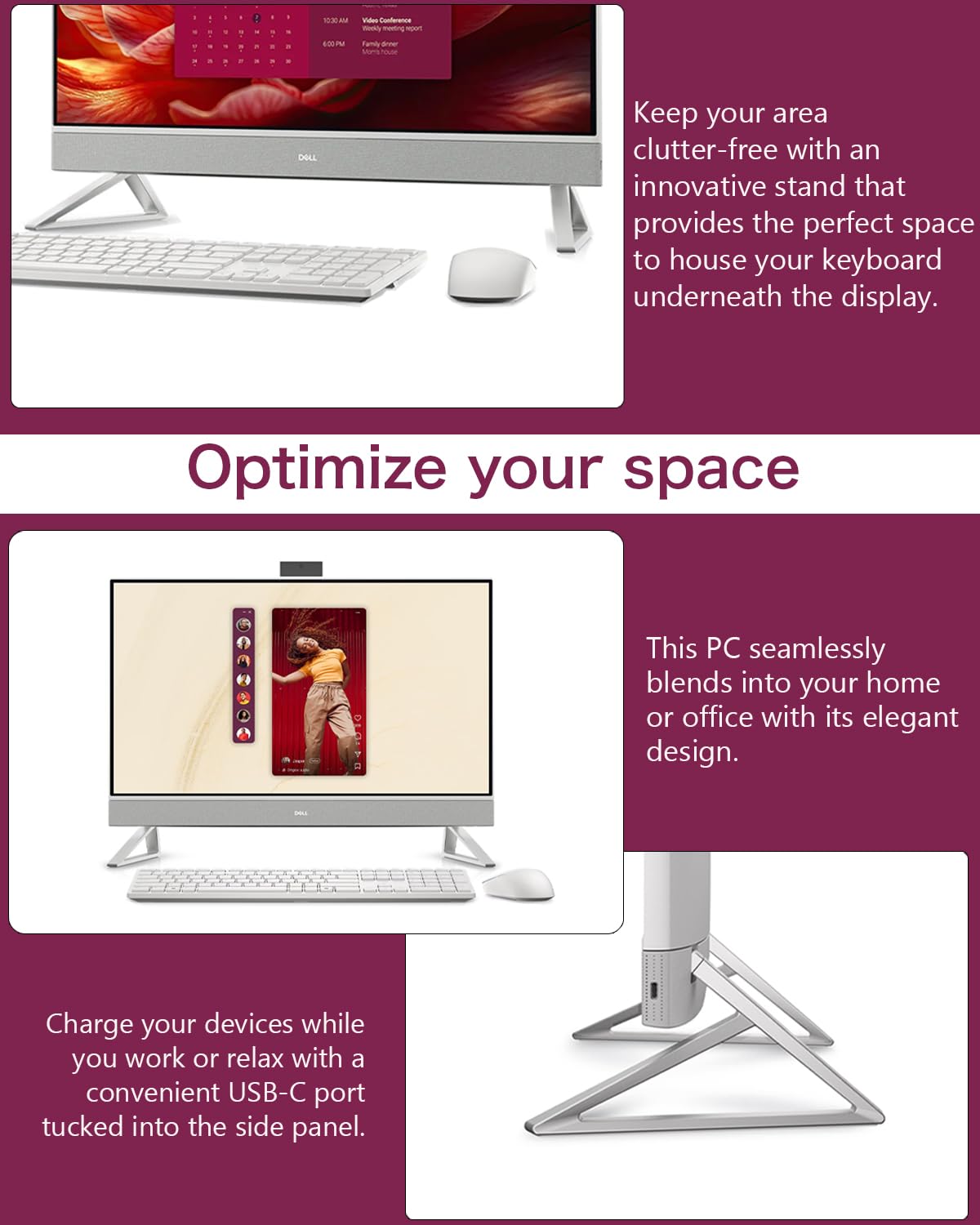 Amazon.com: Dell 27 All-in-One Desktop Computer, Core 7 150U(Up to