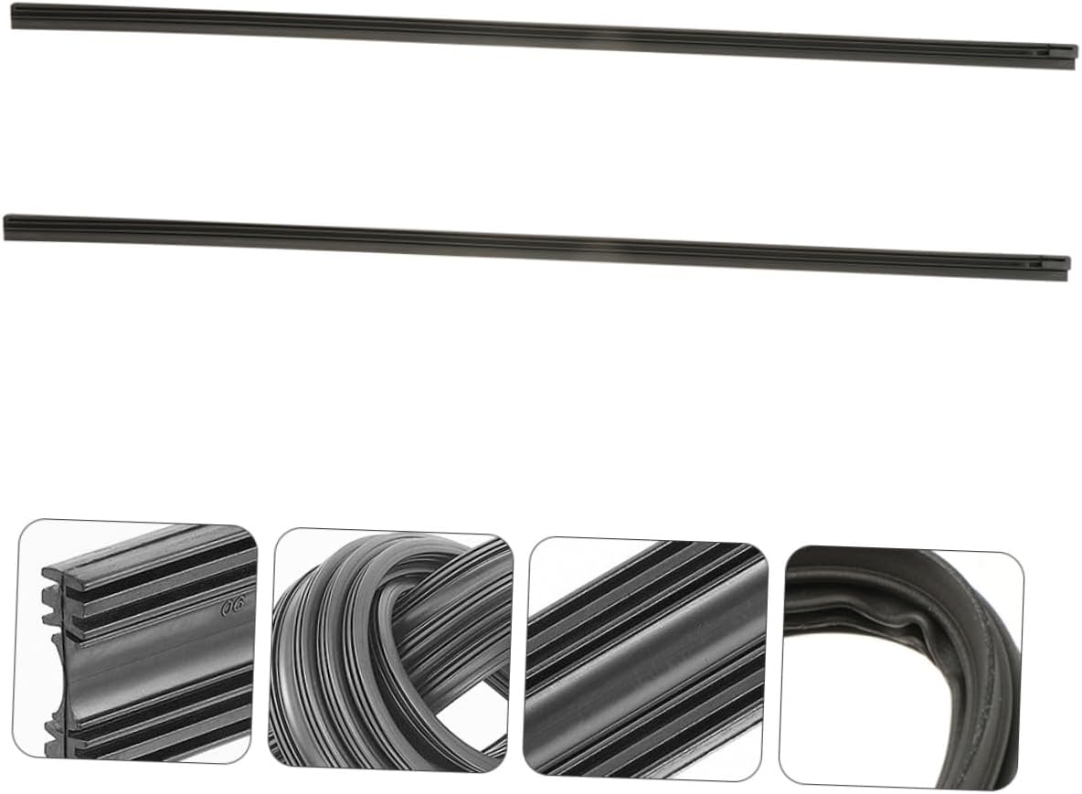 Luxshiny 2pcs Windshield Wiper Strip for Cars Class with Bone Durable and Easy to Install Natural Rubber for Smooth Operation for Severe Weather Conditions