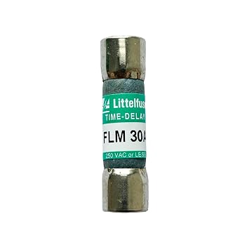 New FLM 30A FLM030 FLM-30 FLM-30A 250Vac Time Delay Fuse, Pack of 10