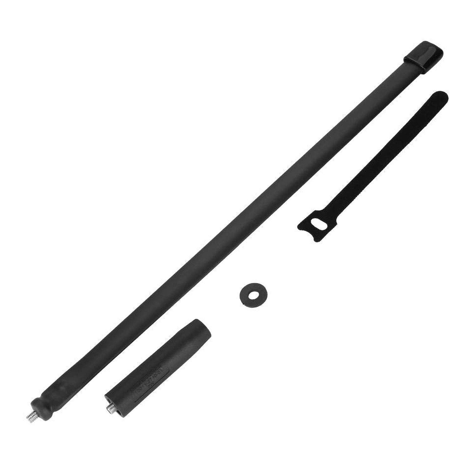 TECHSIDE Składana antena 48cm SMA żeńska o zwiększonym zasięgu | Wojskowe zastosowanie taktyczne | Kompatybilny TechSide TI-F8 + Baofeng BF-888S, UV-5R, UV-5RA, UV-5RE, UV-82 Plus, DM-5R Plus dla TYT TH-UV8000D