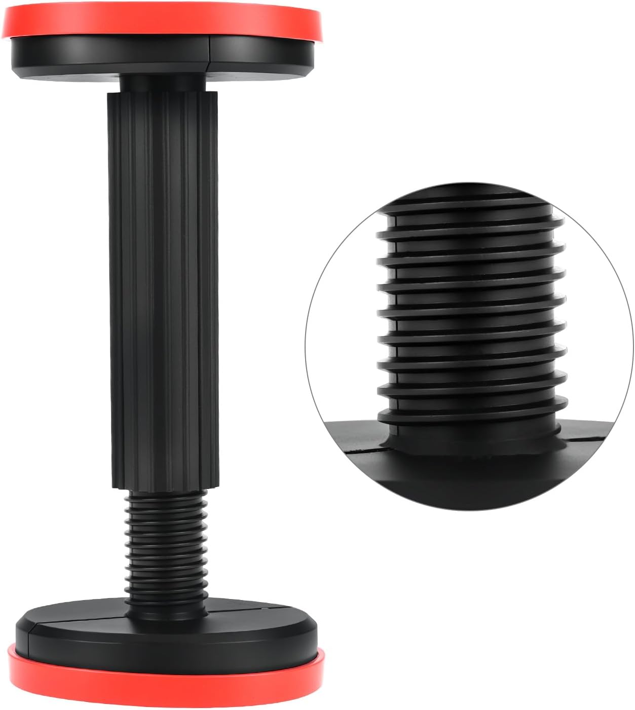 QWORK Adjustable Telescopic Support Pole, 2 Pcs Cabinet Jack Support Rod, Cabinet Lifting Bracket, 7.1"-22.9" Height Adjustable Undermount Sink and Floor Jack System, 440 lbs Capacity