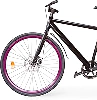 Vista 6 de Reflector para radios de bicicleta, reflector, tubo de advertencia para bicicleta, bicicleta de montaña, carretera, moto, color blanco