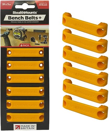Miniatura 6 de StealthMounts Bench Belt Plus - Soporte universal para herramientas  Cinturón de banco + juego  Base de almacenamiento perfecta para herramientas