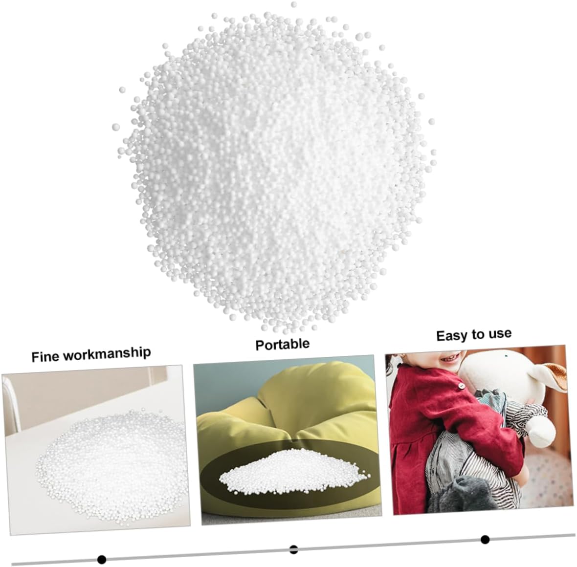 Filling Foams Ball 1 Bag Foam Bean Stuffing for Pillows Halloween Season